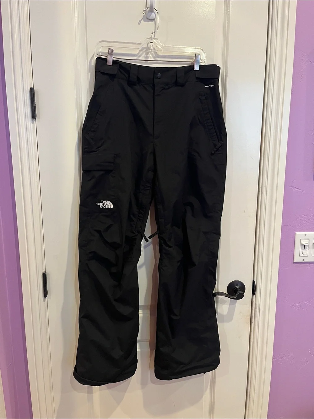 The North Face Men’s Black Cargo Ski Pants Size M